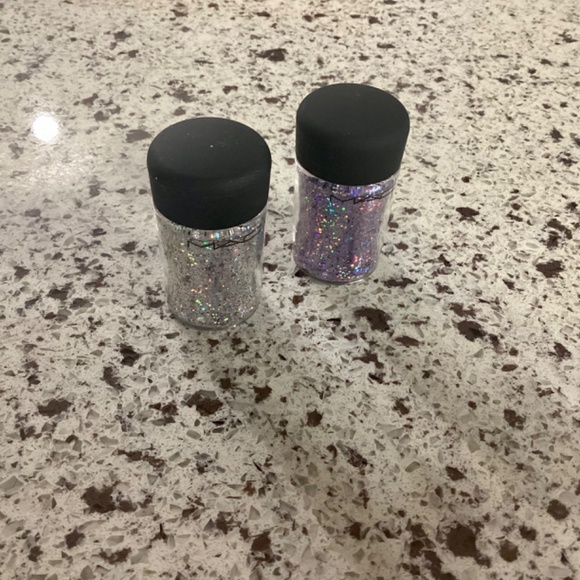 MAC GLITTER PIGMENTS (2) Lavender and Silver Hologram - Picture 5 of 6